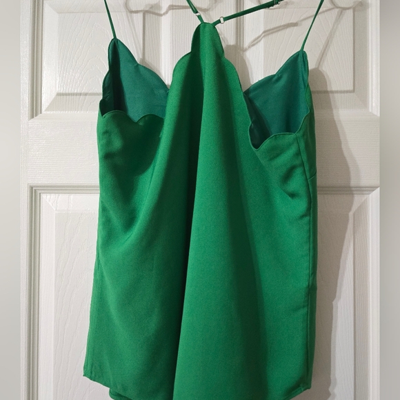 TWO J. Crew Scalloped Edge Racerback Tank Tops/Camis, Dressy & Feminine, NEW! - Picture 12 of 14